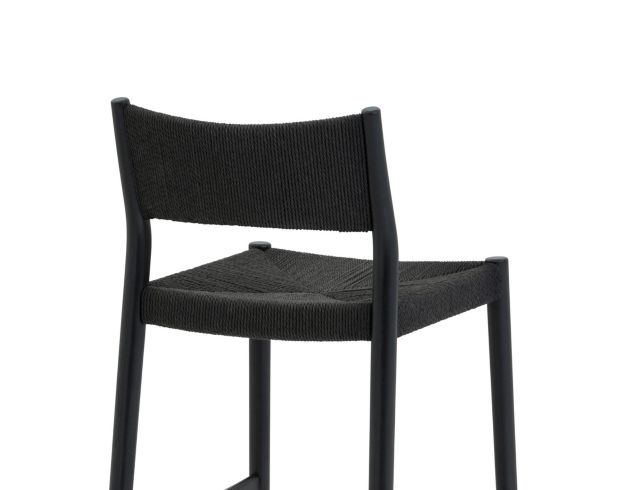 Armen Living Erie Black Barstool large image number 6