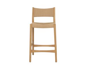 Armen Living Erie Natural Counter Stool