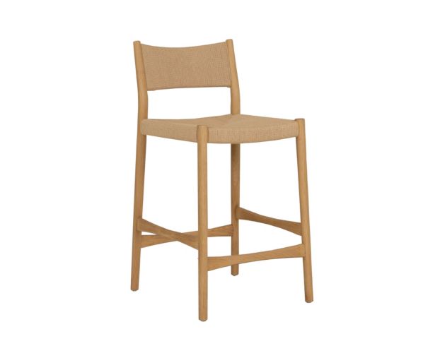 Armen Living Erie Natural Counter Stool large image number 5