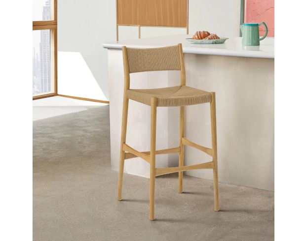 Armen Living Erie Natural Counter Stool large image number 11