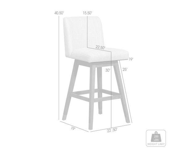 Armen Living Isabella Beige Barstool large image number 11