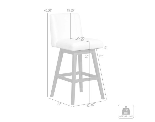 Armen Living Isabella Pearl Barstool large image number 11