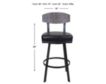 Armen Living Frisco Counter Stool small image number 3