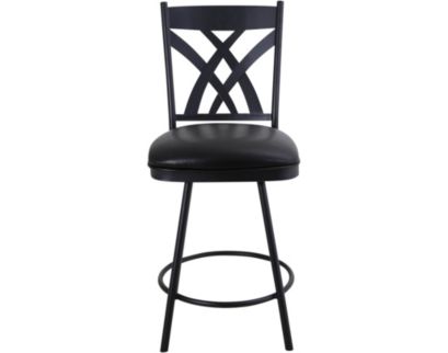 Armen Living Dover Black Counter Stool