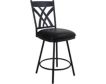 Armen Living Dover Black Counter Stool small image number 2