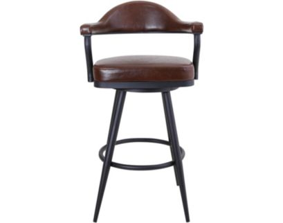 Armen Living Justin Swivel Counter Stool