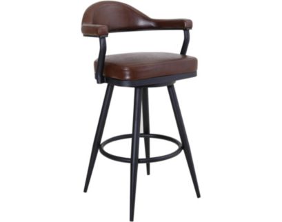 Armen Living Justin Swivel Counter Stool