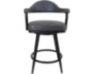 Armen Living Justin Swivel Counter Stool small image number 1