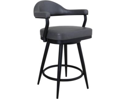 Armen Living Justin Swivel Counter Stool