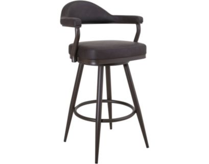 Armen Living Justin Swivel Counter Stool