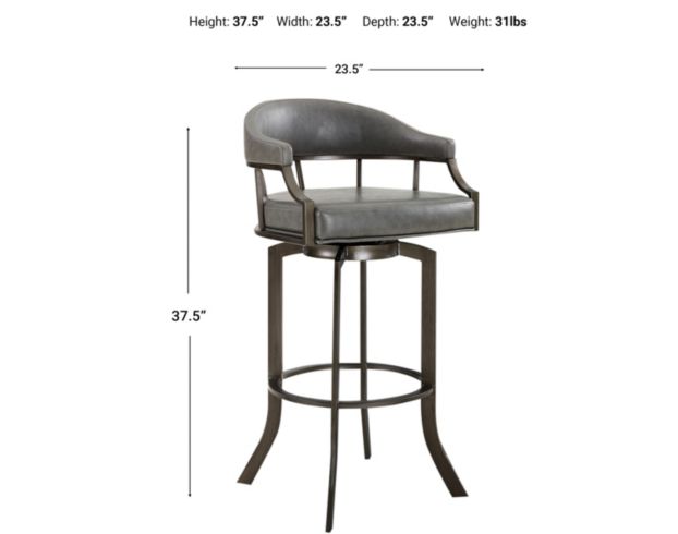 Armen Living Edy Counter Stool large image number 2