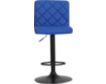 Armen Living Duval Blue Adjustable Swivel Counter Stool small image number 1