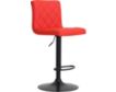 Armen Living Duval Red Adjustable Swivel Counter Stool small image number 2