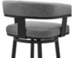 Armen Living Lorin Gray Swivel Counter Stool small image number 6