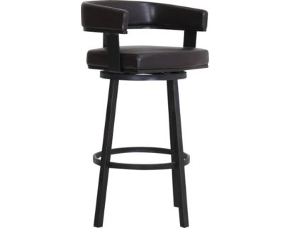 Armen Living Lorin Brown Swivel Barstool