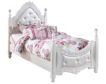 Ashley Exquisite Twin Poster Bed small image number 1