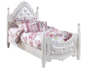 Ashley Exquisite Twin Poster Bed