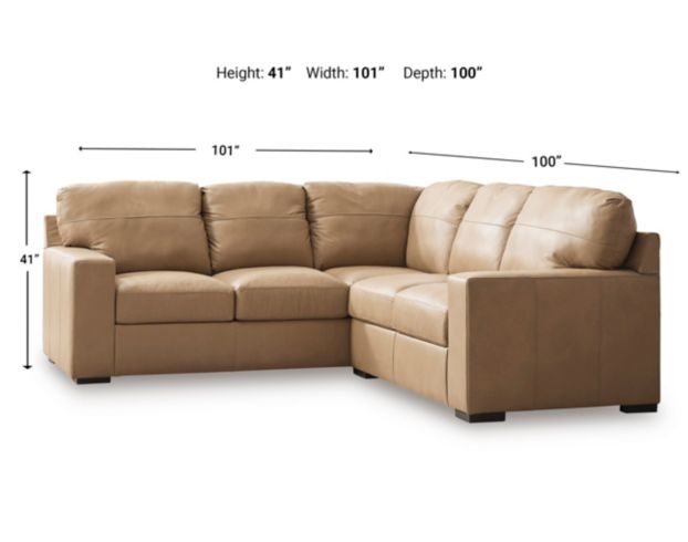 Ashley Bandon Toffee 2-Piece Sectional large image number 8