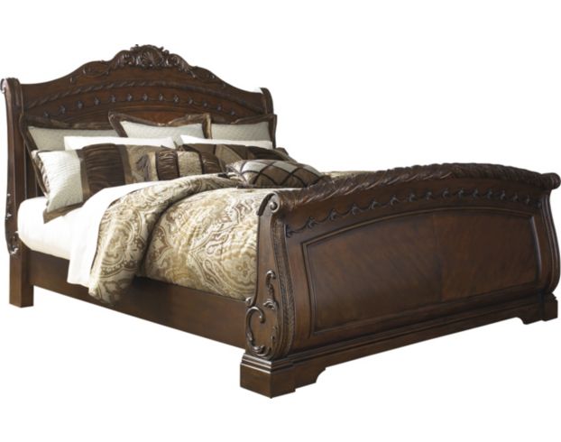 Ashley North Shore Queen Sleigh Bed large