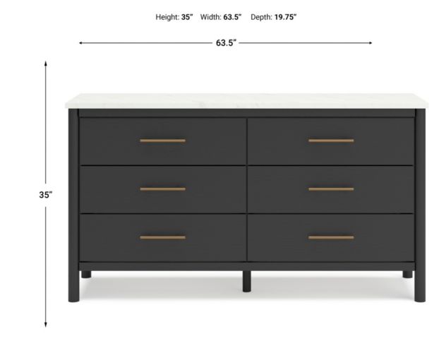 Ashley Furniture Industries In Cadmori Black Dresser large image number 12