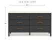 Ashley Furniture Industries In Cadmori Black Dresser small image number 12