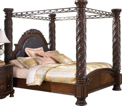 Ashley North Shore King Canopy Bed Homemakers Furniture