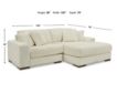 Ashley Lindyn 2-Piece Modular Loveseat with Chaise small image number 5