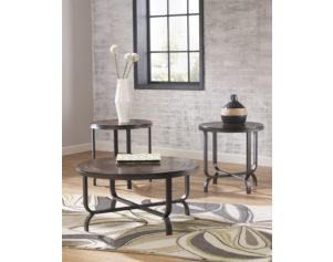 Ashley Ferlin Coffee Table and 2 End Tables