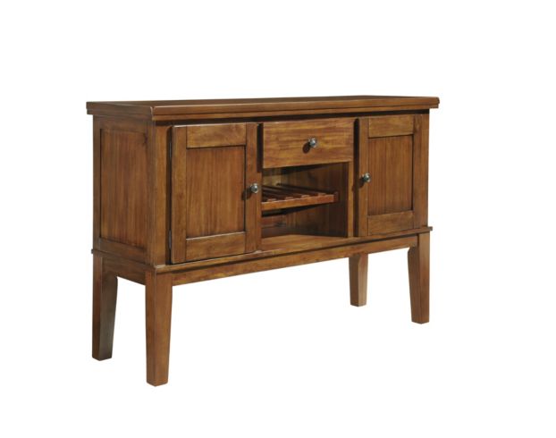 Oak sideboard with wine rack hot sale