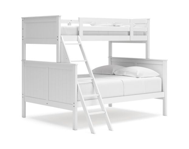 Ashley Nextonfort Twin Over Full White Bunkbed large image number 1