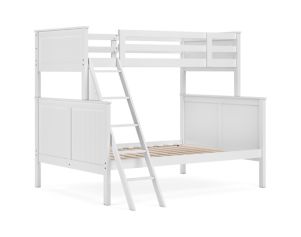 Ashley Nextonfort Twin Over Full White Bunkbed