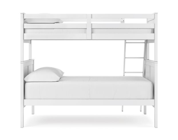 Ashley Nextonfort Twin Over Full White Bunkbed large image number 4