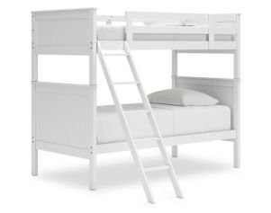 Ashley Nextonfort Twin White Bunkbed