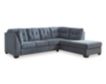 Ashley Marleton Denim Blue 2-Piece Sectional with Right Chaise small image number 2