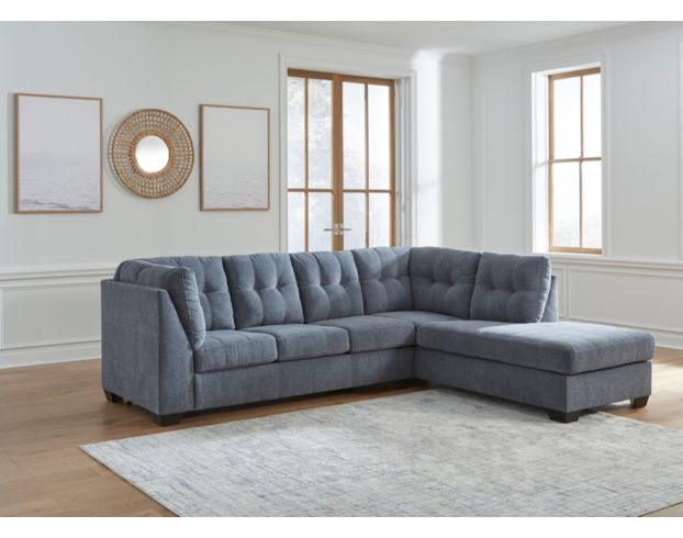 Ashley Marleton Denim Blue 2-Piece Sectional with Right Chaise large image number 5