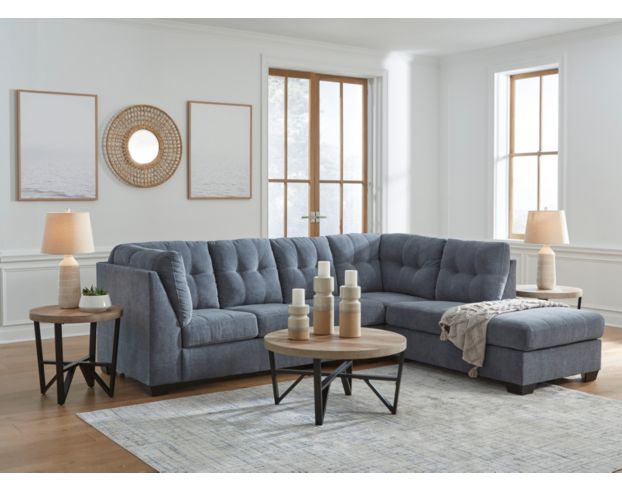 Ashley Marleton Denim Blue 2-Piece Sectional with Right Chaise large image number 6