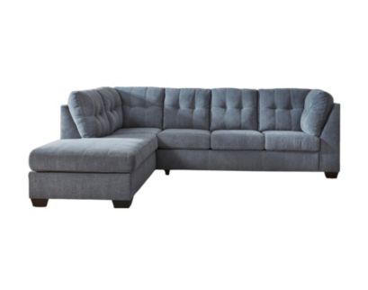 Ashley Marleton Denim Blue 2-Piece Sectional with Left Chaise