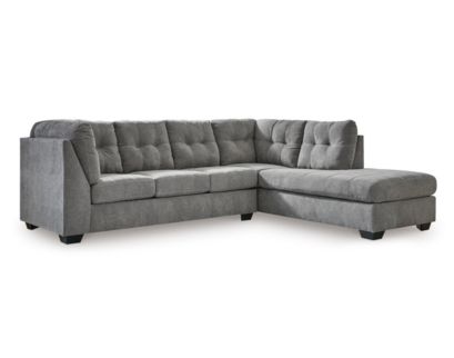 Ashley Marleton Gray 2-Piece Sectional with Right Chaise