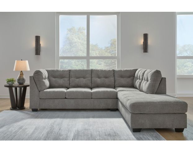 Ashley Marleton Gray 2-Piece Sleeper Sectional with Right Chaise large image number 4