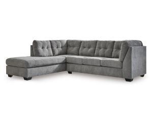 Ashley Marleton Gray 2-Piece Sleeper Sectional with Left Chaise