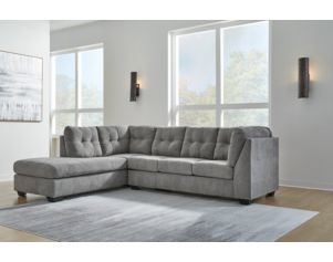 Ashley Marleton Gray 2-Piece Sleeper Sectional with Left Chaise