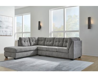 Ashley Marleton Gray 2-Piece Sectional with Left Chaise