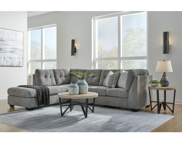 Ashley Marleton Gray 2-Piece Sleeper Sectional with Left Chaise large image number 4