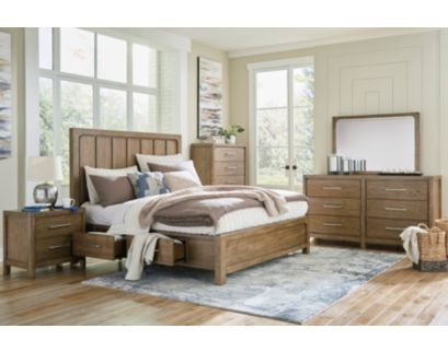 Ashley Cabalynn 4-Piece Queen Storage Bedroom Set