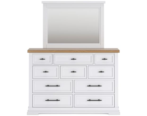 Ashley Ashbryn 10-Drawer Dresser with Mirror large image number 1