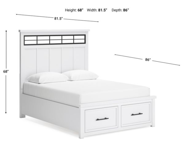 Ashley Ashbryn 4-Piece King Bedroom Set large image number 20