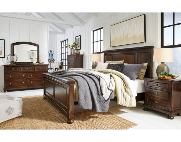 Ashley Porter Panel 4-Piece King Bedroom Set large image number 2