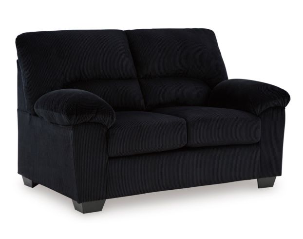 Ashley Simplejoy Onyx Loveseat large image number 2