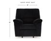 Ashley Furniture Industries In Simplejoy Onyx Recliner small image number 7