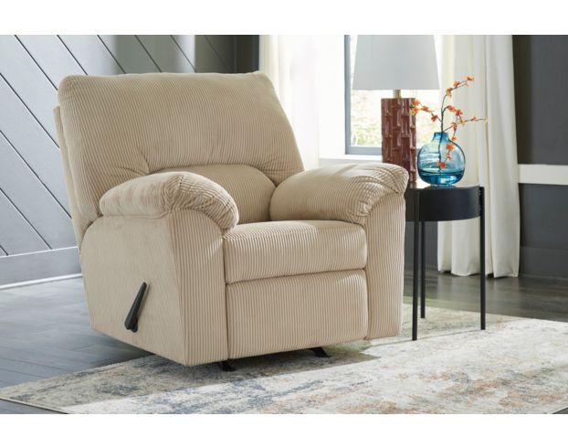 Ashley Furniture Industries In Simplejoy Sand Recliner large image number 7